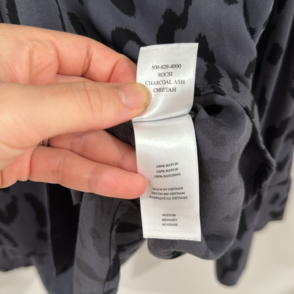 Rails Rocsi Cheetah Print Button Down Blouse - image 7